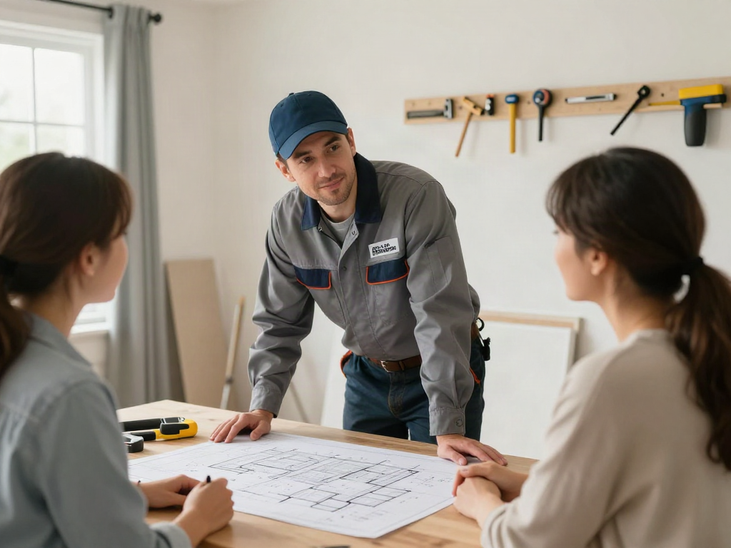 Pre sale remodel support by a trusted local contractor in a well-staged home environment.