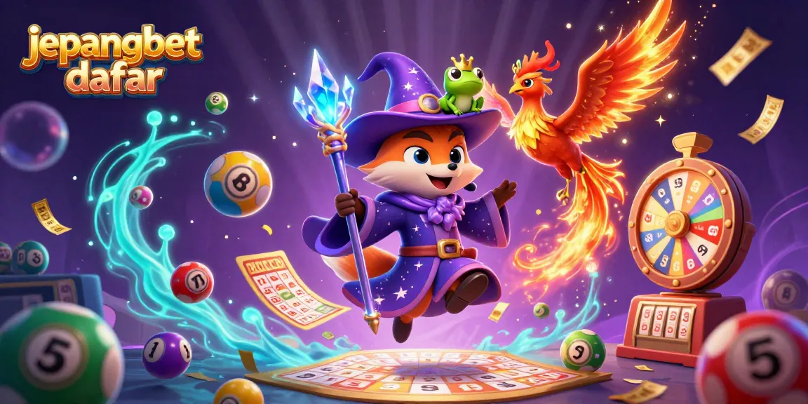 Engage with the thrilling world of jepangbet daftar featuring a mystical wizard fox and vibrant game elements.