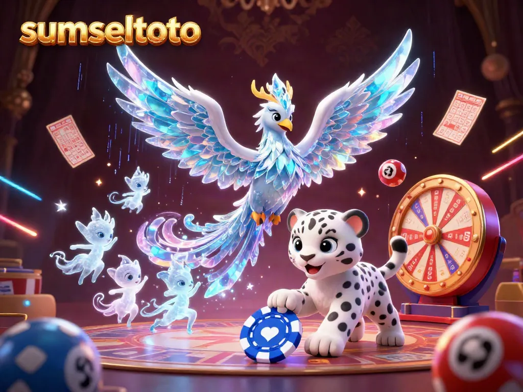 Experience engaging lottery games at sumseltoto with vibrant characters and dynamic winning elements.