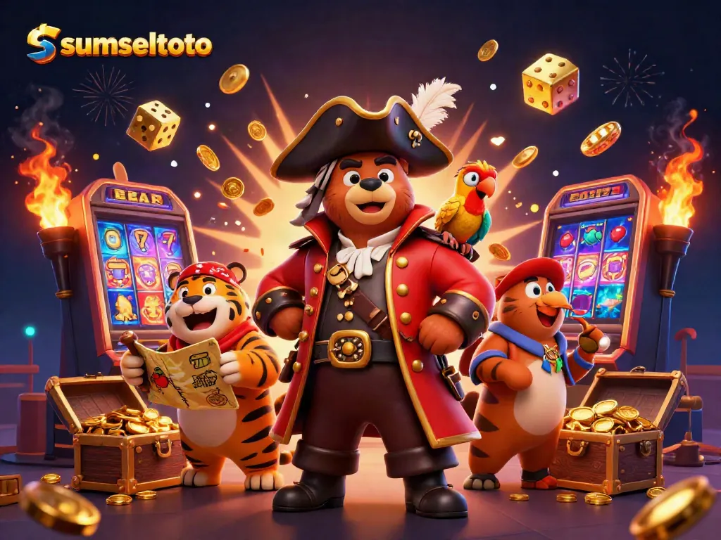 Engage in thrilling gameplay with sumseltoto, featuring vibrant 3D characters and explosive jackpots.