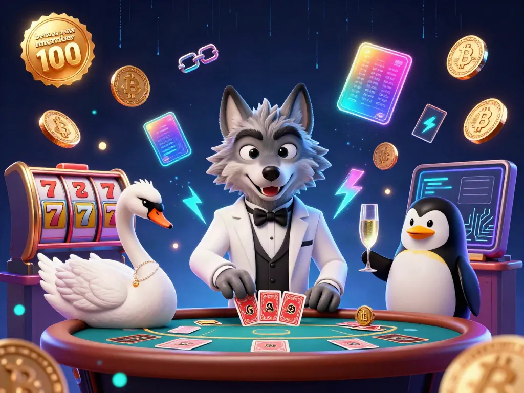 Experience the excitement of winning with bonus new member 100 at a vibrant casino scene featuring engaging characters and elements.