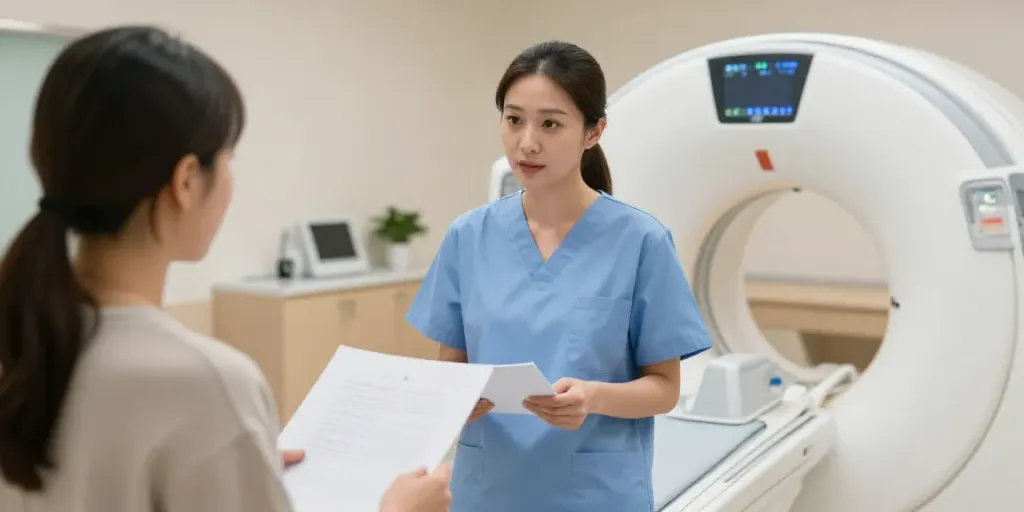 Patient in Wolfsburg mitbringen sollten zur Untersuchung im modernen Diagnostikzentrum.