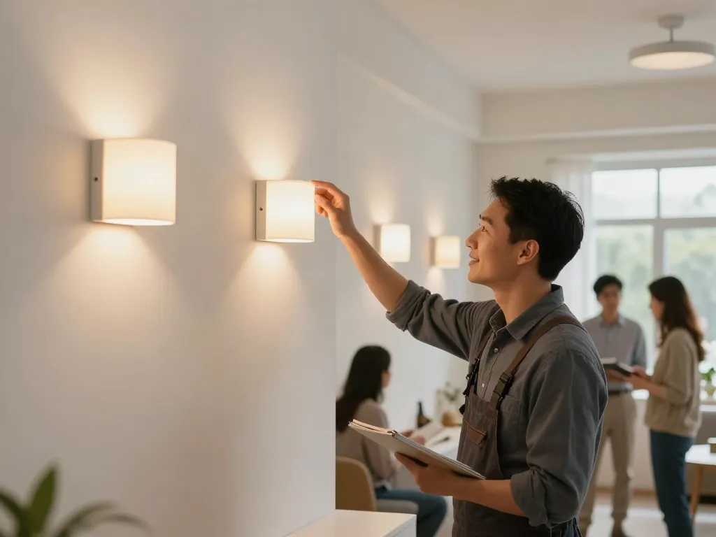 Aplice LED pentru iluminat modern de perete, servicii locale de calitate